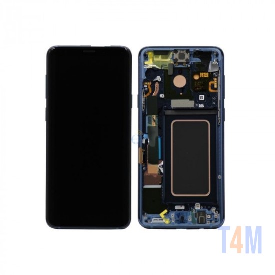 Touch+Display con Frame Samsung S9 Plus/G965F 6,2" Service Pack (GH97-21691D/21692D) Azul